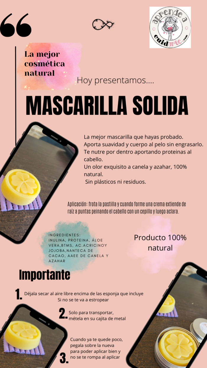 Mascarilla capilar solida